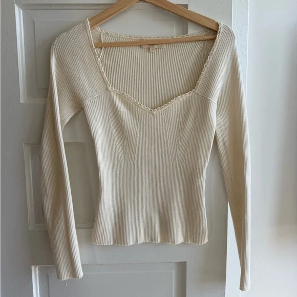 Sezane Maha Jumper - Ecru, Small - Picture 2 of 5